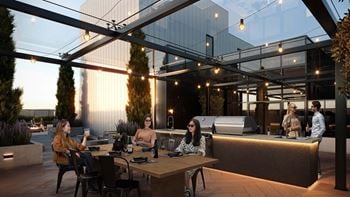 Rooftop common area